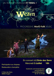 Wezen en concert à L Orée des Sens le 3 juillet à 18h